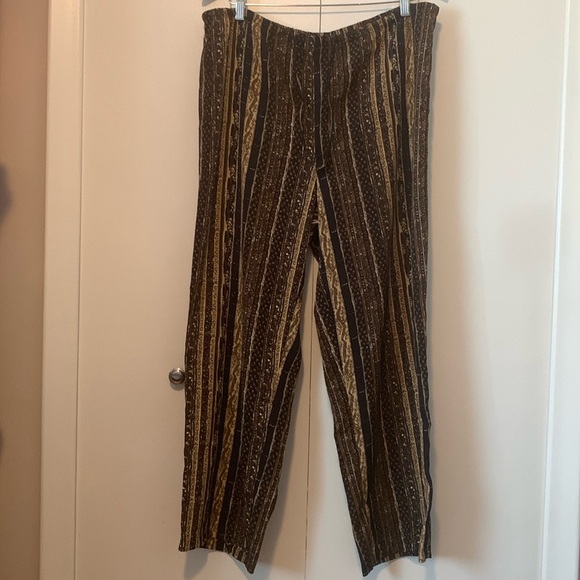 Vintage Jessica Vertically Patterned Stripe Pants Size L/XL - Picture 1 of 6